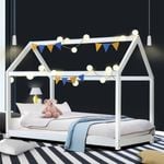 Artiss Wooden Bed Frame Kids House Single CASA