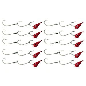 10x 40g TT Lures Bait Trolling Size 7/0 Tarpon Hooks Mackeral Rig - Pink