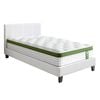Artiss Single Bed Frame With Hybrid Mattress Set Boucle 30cm Medium Firm