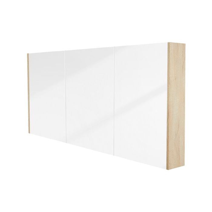 Cibo 1500mm Coast Veneer Tonic Mirrored Shaving Cabinet