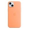 Apple iPhone 15+ Plus Silicone Case w/MagSafe MT173FE/A - Orange Sorbet