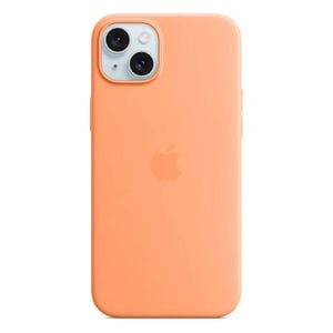 Apple iPhone 15+ Plus Silicone Case w/MagSafe MT173FE/A - Orange Sorbet