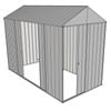 Build-a-Shed 1.5 x 3.0 x 2.3m Front Gable Single Sliding and Double Sliding Door Shed - Zinc