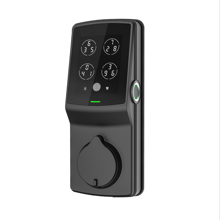 Lockly Matte Black Secure Pro Smart Lock Deadbolt With  WIFI-Link and 3D Fingerprint