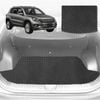 6D Diamond Car Boot Mat for VolksWagen Tiguan 2008-2016-Cargo Mat-Black-Outback GT