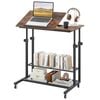 Costway Tilting Standing Desk Adjustable Computer Desk Mobile Laptop Table