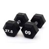 SMAI The Yard - Rubber Hex Dumbbell 27.5kg (Pair) -