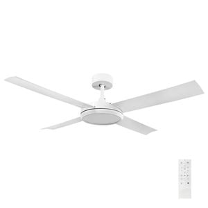 Brilliant 52" White LED CCT Inaya DC Ceiling Fan