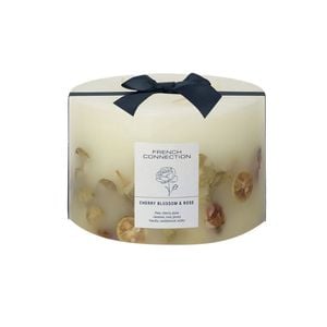 French Connection Cherry Blossom & Rose Botanical 4 Wick Large Candle 1.5kg
