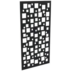 ProtectorAl 300-1200 x 1201-2400mm Gloss Black/Satin Black Squares Unframed Composite Deco Panel