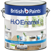 British Paints Mid Gloss H2O Enamel Paint - 4L