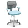 Costway Kids Desk Study Chair Computer Chair Adjustable Height Blue