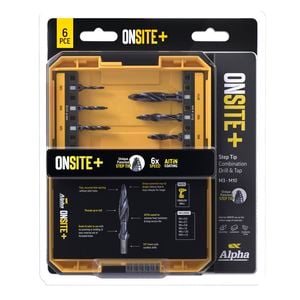 Alpha Onsite+ 6 Piece M3-M10 Combination Drill and Tap Set