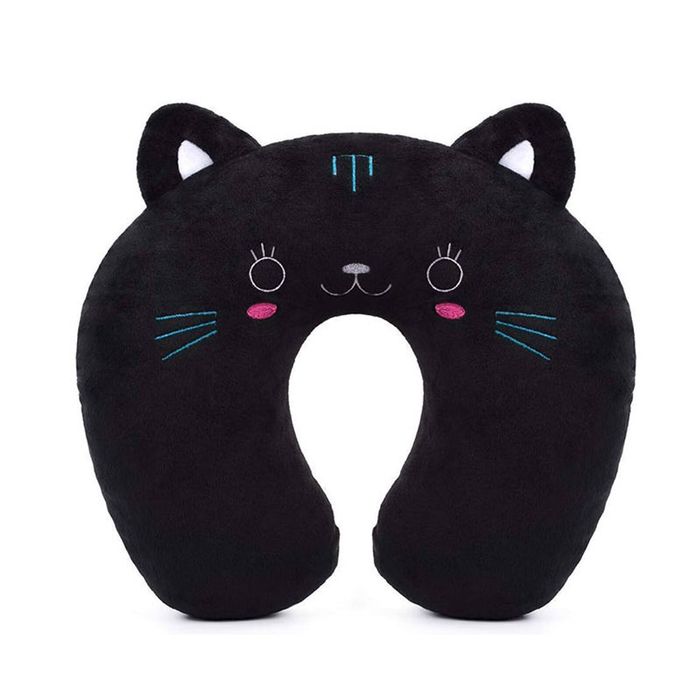 Catzon Animal Travel Pillow for Kids Soft Neck Head-Cat