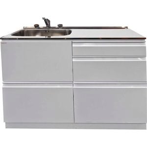 Dissco Laundry Centre 1120x560mm Left Hand Tub White