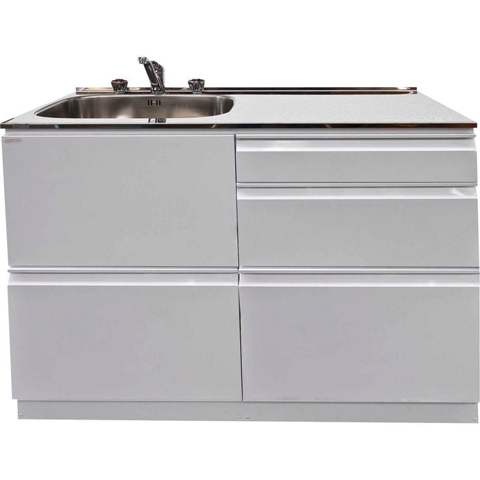 Dissco Laundry Centre 1120x560mm Left Hand Tub White
