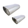 Redback 4" Performance Muffler Offset/centre - 9" X 5" Oval, 14" Long, 409 Ss [str7767-409]