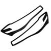 Matte Black Headlight Covers For Ldv T60 2020-2024