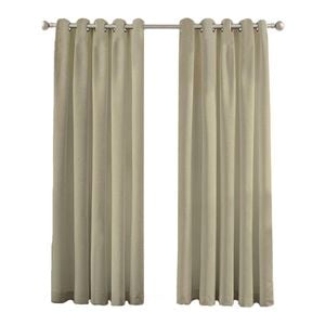 Mollers 180 x 223cm Sand Thornton Room Darkening Eyelet Curtain