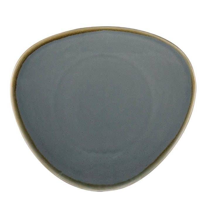 Olympia Kiln Triangular Plate Ocean 280mm Ceramic Tableware Dinnerware