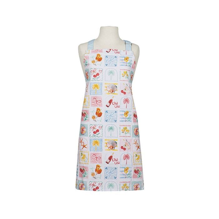 Ladelle Capri Cotton Home/Kitchen Adjustable Cooking Apron Washable/Reusable