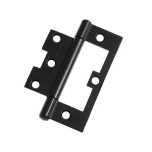Lane 100mm Black Matte Easy Fit Hinge - 2 Pack