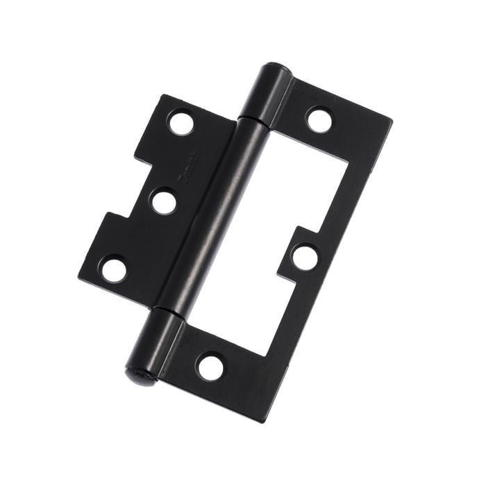Lane 100mm Black Matte Easy Fit Hinge - 2 Pack