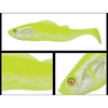 Adusta Pick Tail Swimmer 7" Soft Plastic Fishing Lure Chartreuse White