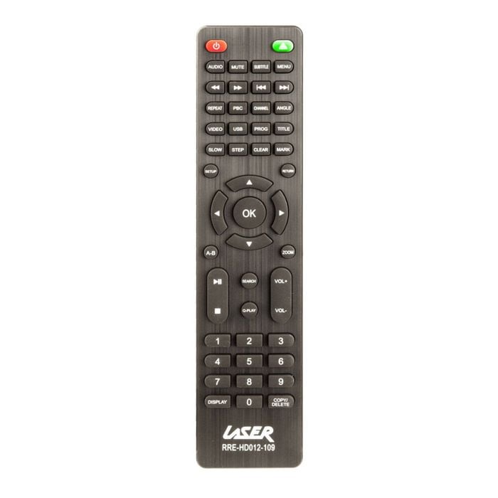 Laser Lightweight DVD Player Remote Large Press Buttons Home Entertainment Black