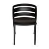 SK Designer Living | Mario Indoor & Outdoor Stackable Dining Chair - Black