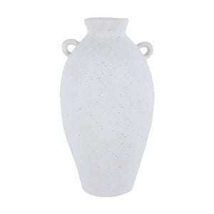 Maine & Crawford Huey 21cm Dolomite Hydria Flower Vase Home/Office Decor White