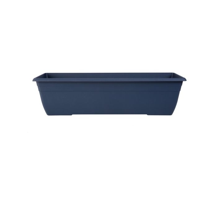 Northcote Pottery 60 x 16cm Navy Villa Recycled Plastic Trough