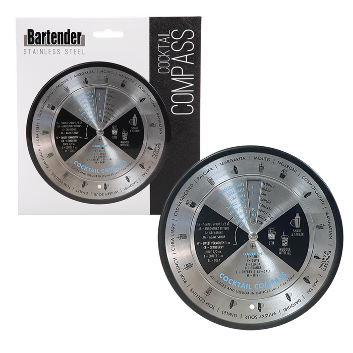 Bartender Stainless Steel Cocktail Compass