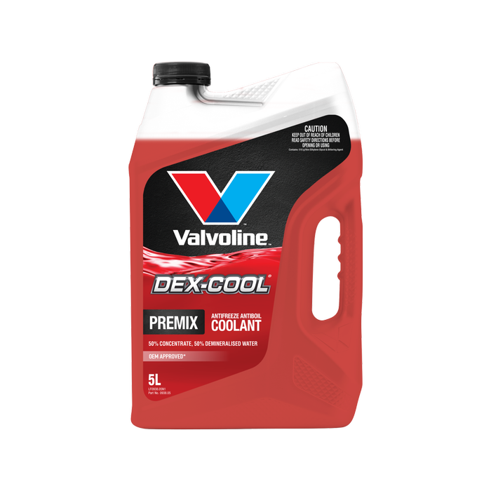 Valvoline 5L Zerex DEX-COOL Premix Coolant
