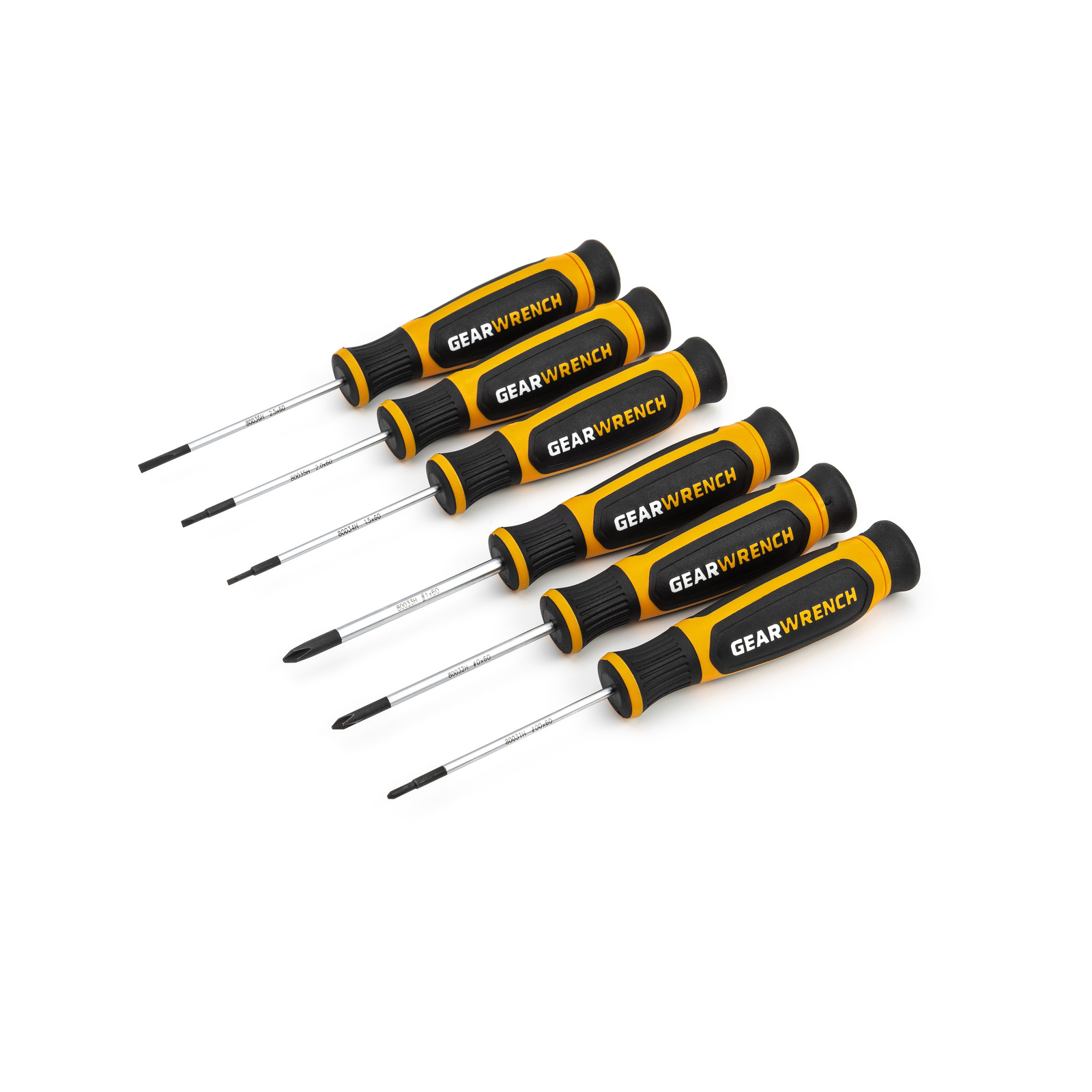 GEARWRENCH 2 Piece Phillips Slotted Dual Material Screwdriver Set thumbnail 2