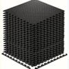 Interlocking Black Eva Fitness Mats Set (20pcs)