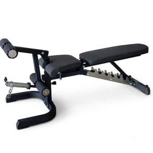Brixx Power Bench + Leg Extension And Curl Attachment