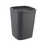 Ezy Storage 5L Charcoal Swing Lid Waste Bin - Charcoal