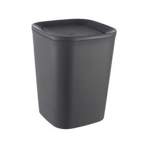 Ezy Storage 5L Charcoal Swing Lid Waste Bin - Charcoal