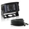 Elinz 4 PIN Heavy Duty 12V 24V CCD IR Reversing Camera 10M with built-in Microphone - Black | Wired Transmission | 10m cable