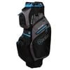 Ram Golf Fx Deluxe Golf Cart Bag With 14 Way Divider Top - Black/grey/blue