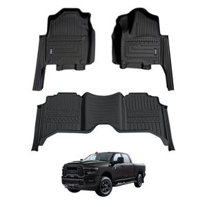 AUSGO Car Floor Mats for RAM 2500 DJ Series 5-Seat 2025-Onwards All-Weather Floor Liners