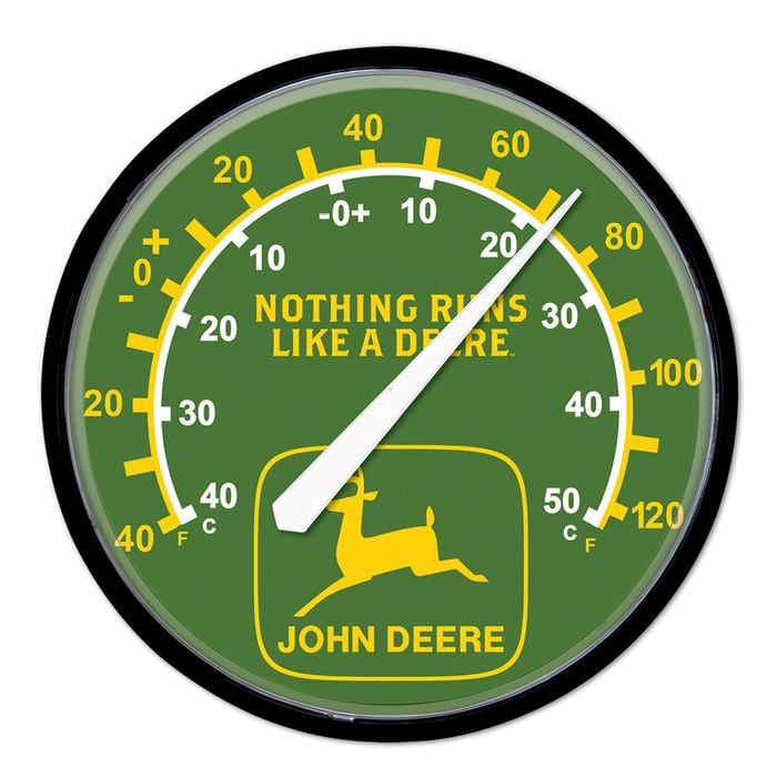 John Deere Thermometer Logo 32.4Cm Diameter Wall decoration
