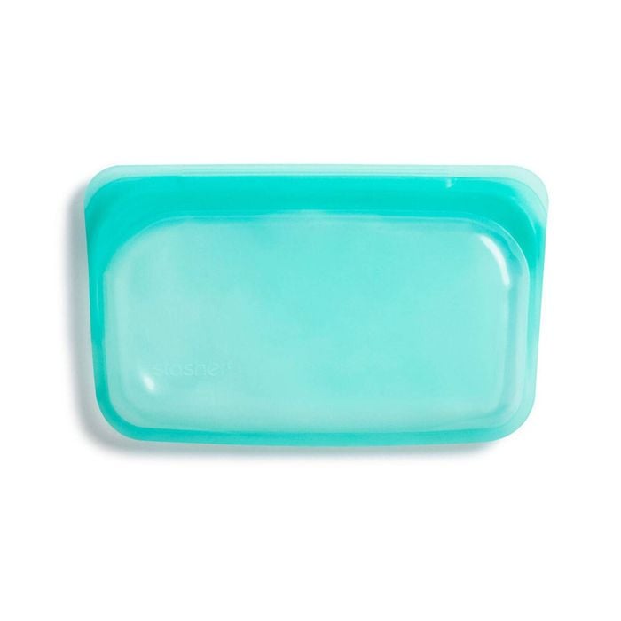 Stasher 355ml/19cm Silicone Snack Bag Reusable Food Storage - Aqua