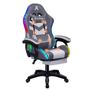 ALFORDSON Gaming Chair Fabric Grey