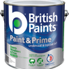 British Paints 4L White Semi Gloss Doors Windows And Trim Paint And Prime