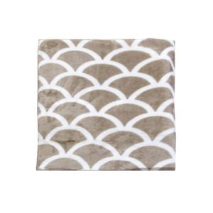 Assorted Plush Throw Rug 125 x 150 cm Berge Natural