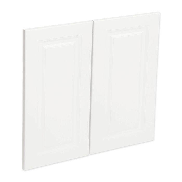Kaboodle 600mm Gloss White Heritage Medium Rangehood Doors - 2 Pack