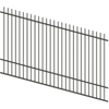 ProtectorAl 1201 - 2400 x 1500mm Woodland Grey Raked Up to 15º Picket Top Pool Fence Panel