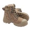 Blundstone Unisex Stone RotoFlex 9063 Zip Side Safety Boot - UK Size 8
